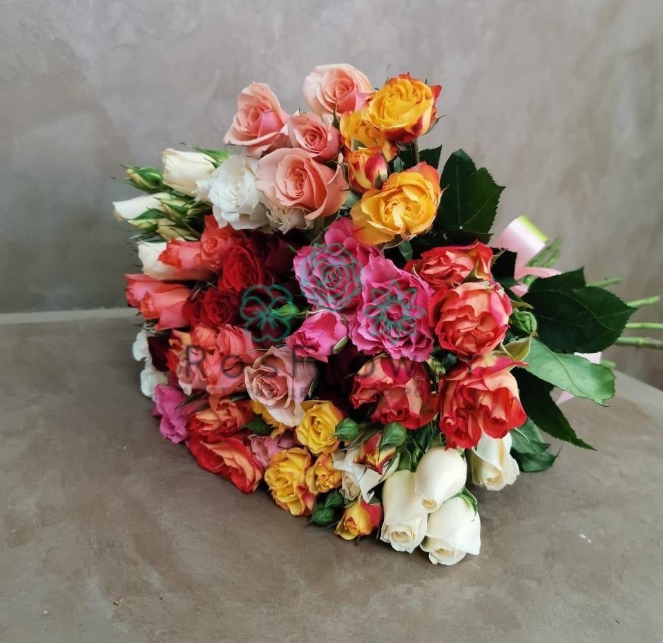 Букет цветов из: Розы в Палехе