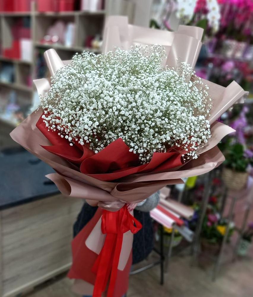Букет Белые хлопья в Палехе Букет цветов из: Гипсофила в Палехе
