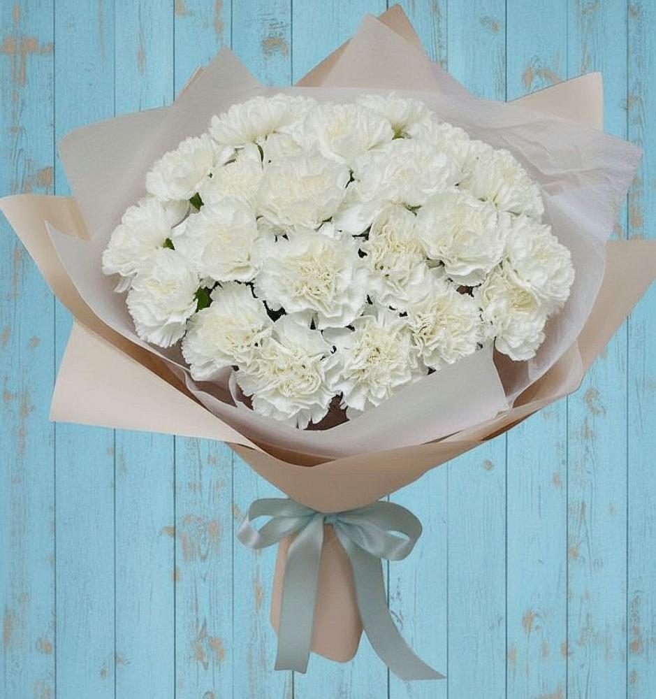 Букет цветов из: Гвоздики в Палехе