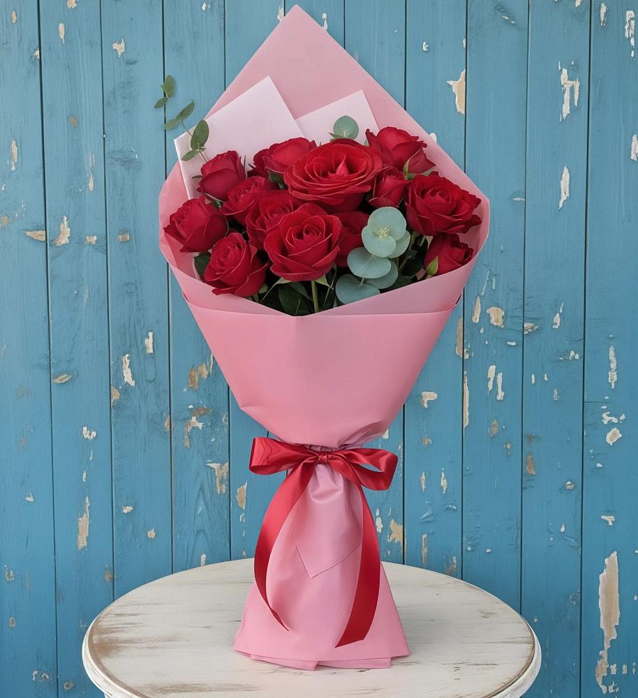 Букет цветов из: Розы в Палехе