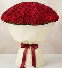 Букет 101 Красная роза Милано в Палехе