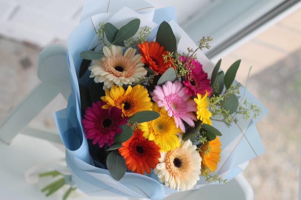 Букет цветов из: Герберы в Палехе