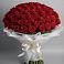 Букет 101 Красная роза Блэк Мэджик в Палехе