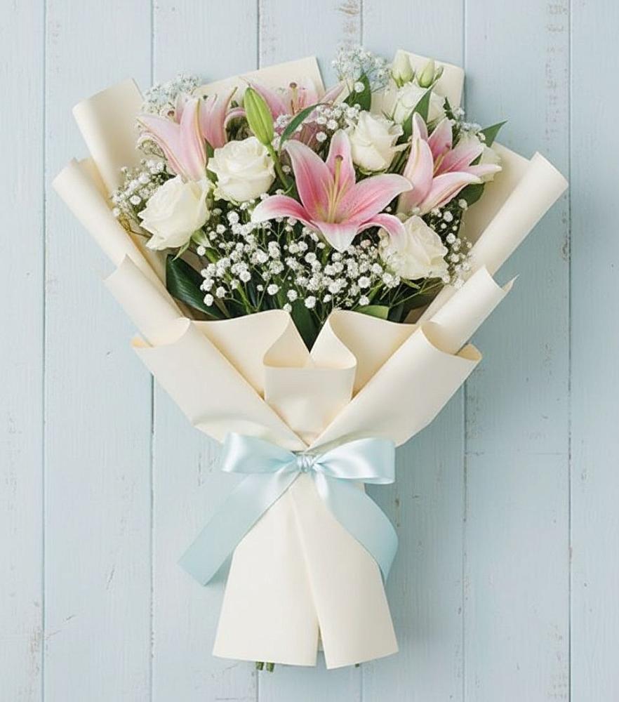 Букет цветов из: Лилии в Палехе