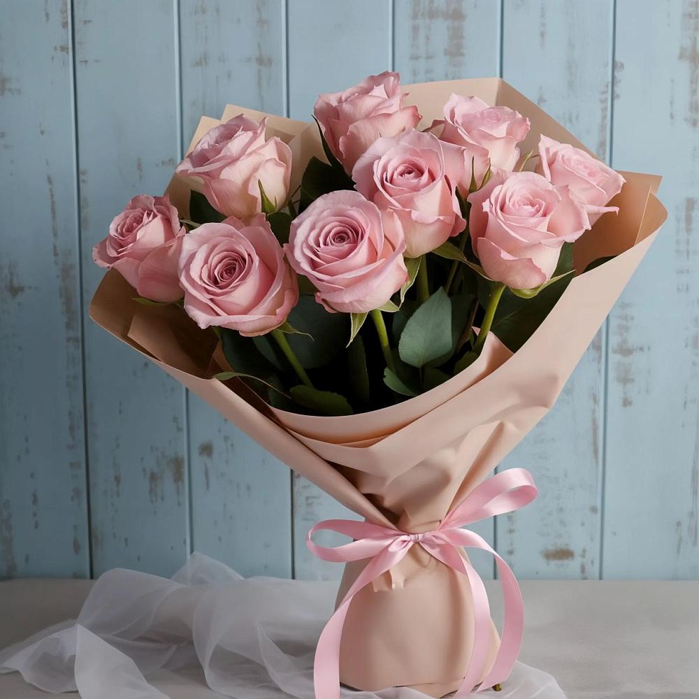 Букет цветов из: Розы в Палехе