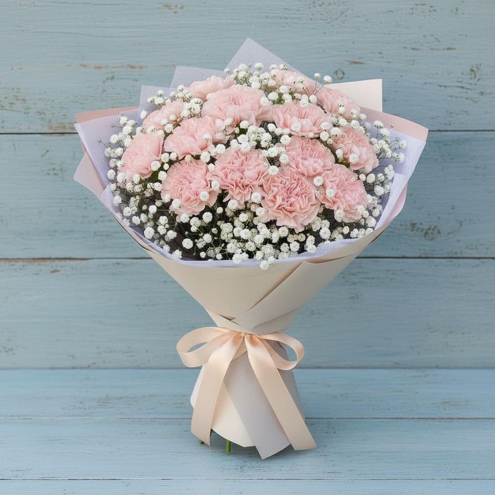 Букет цветов из: Гвоздики в Палехе