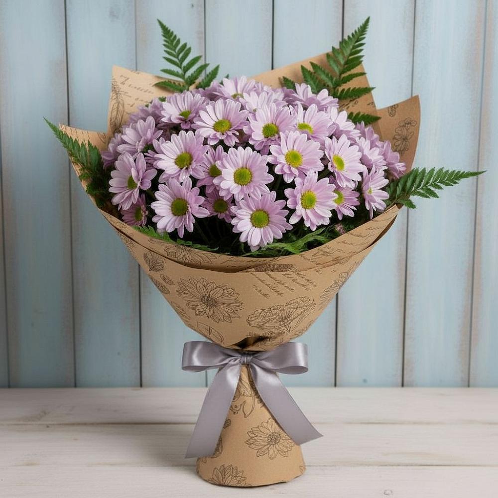 Букет цветов из: Хризантемы в Палехе