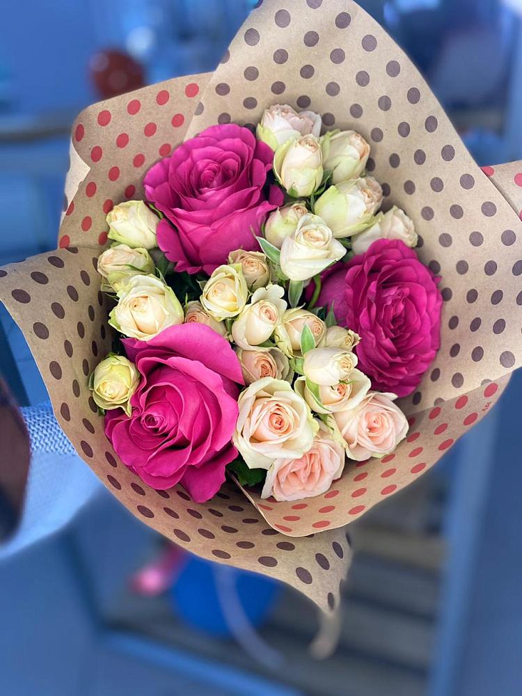 Букет цветов из: Розы в Палехе