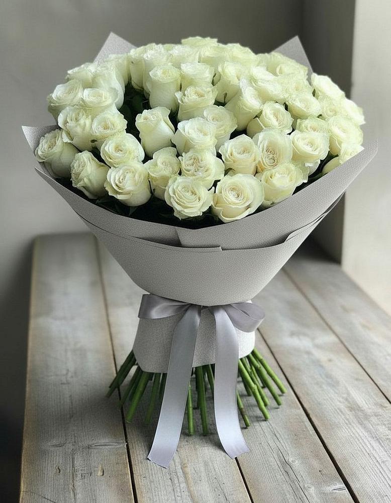 Букет 35 Белых роз в Палехе