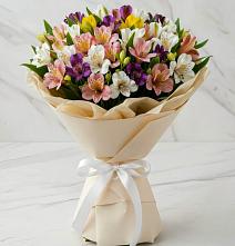 Букет цветов из:  Альстромерии #REPLACE_PRED# Палехе