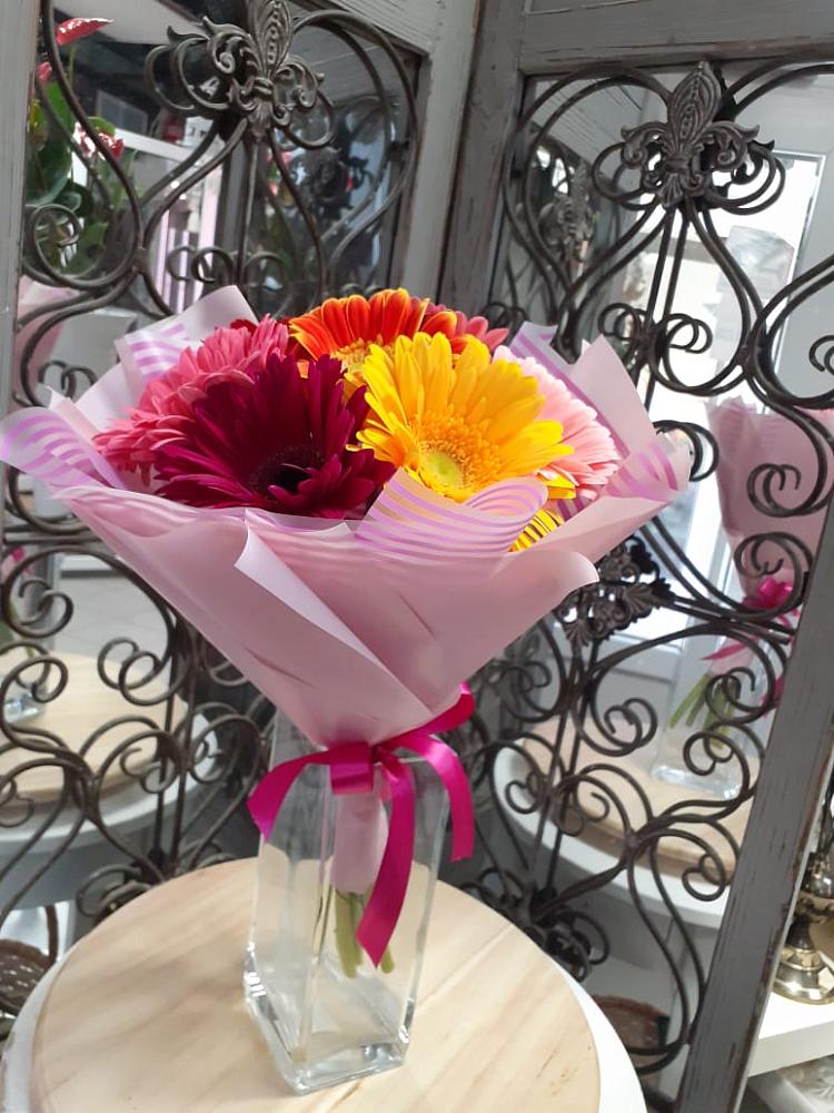 Букет цветов из: Герберы в Палехе