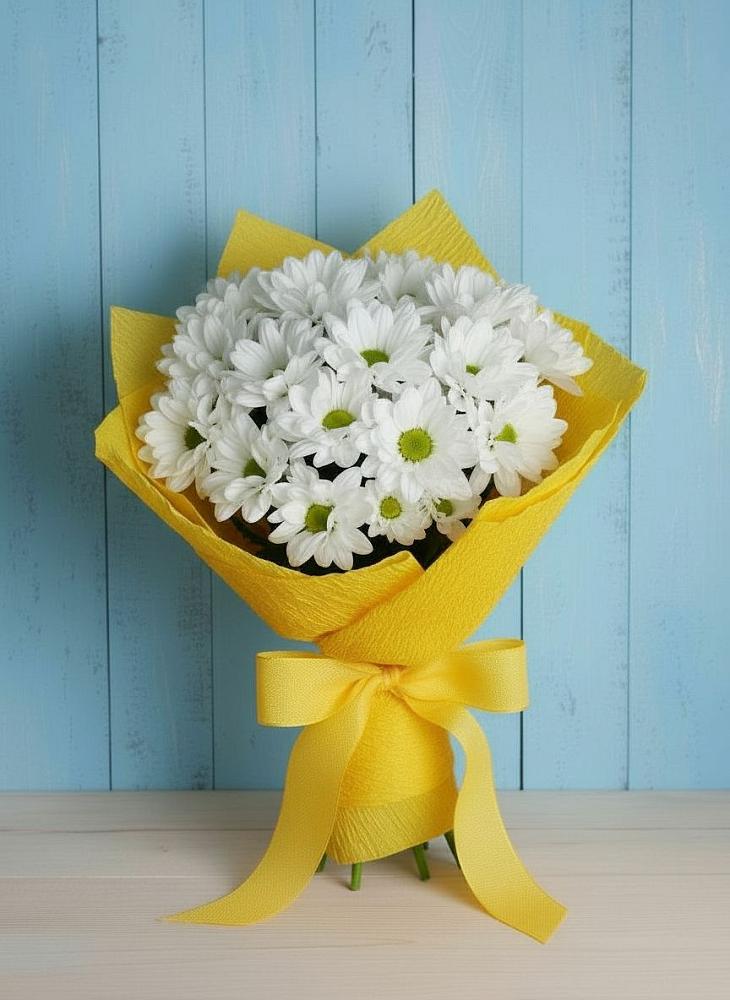 Букет цветов из: Хризантемы в Палехе