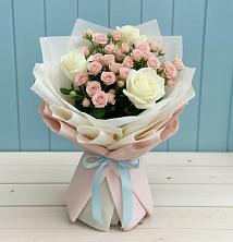 Букет цветов из:  Розы в Палехе