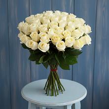 Букет 51 Белая роза Эдлесс Лав #REPLACE_PRED# Палехе