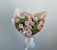 Букет цветов из:  Розы и Хризантемы в Палехе