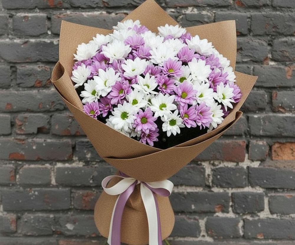 Букет цветов из: Хризантемы в Палехе