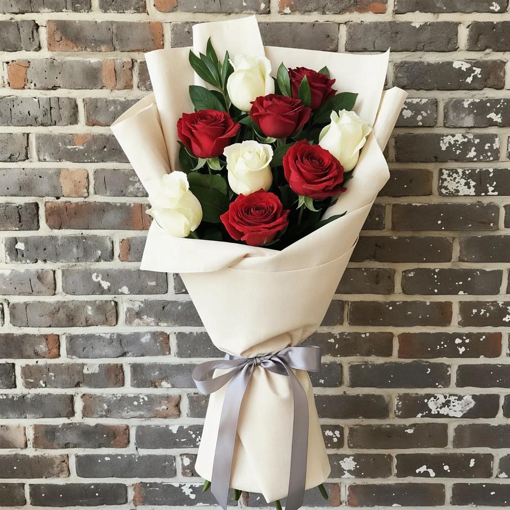 Букет цветов из: Розы в Палехе