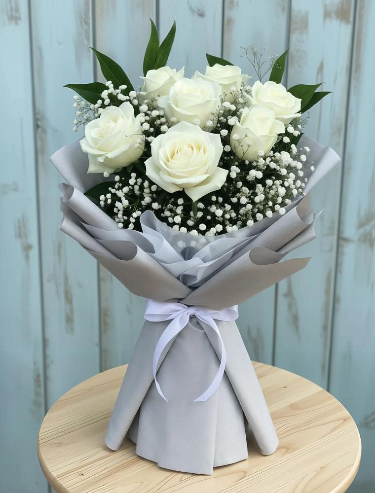 Букет цветов из: Розы в Палехе