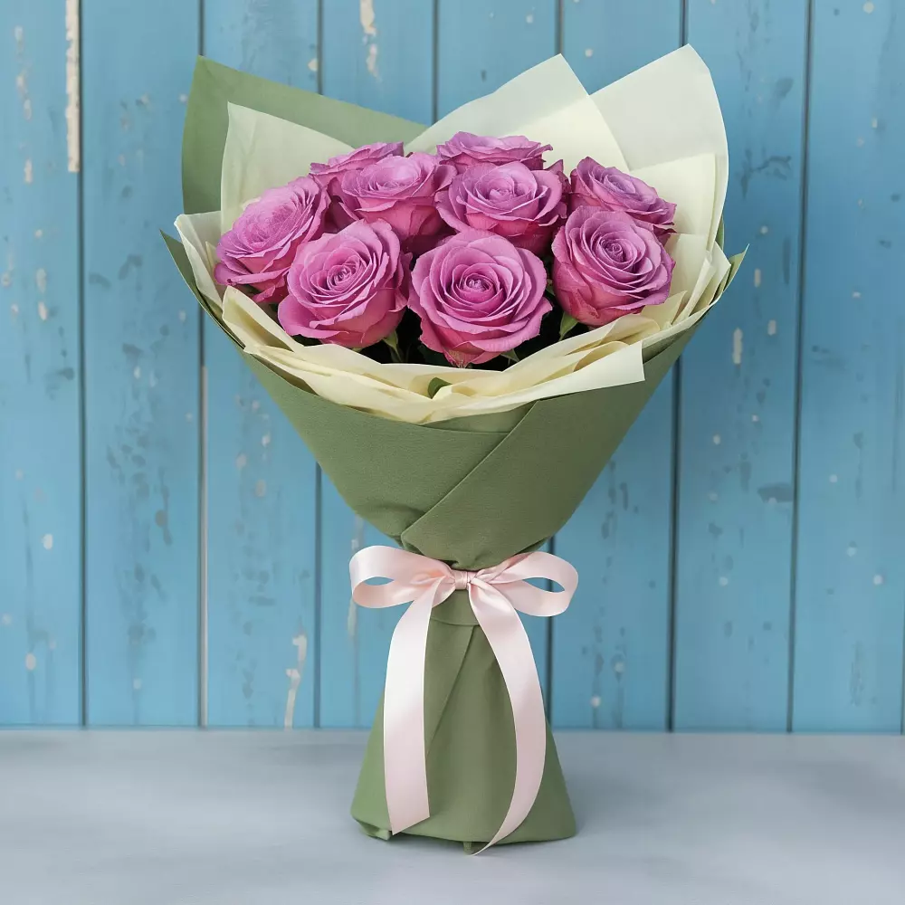 Букет Розы Фёрст Леди в Палехе