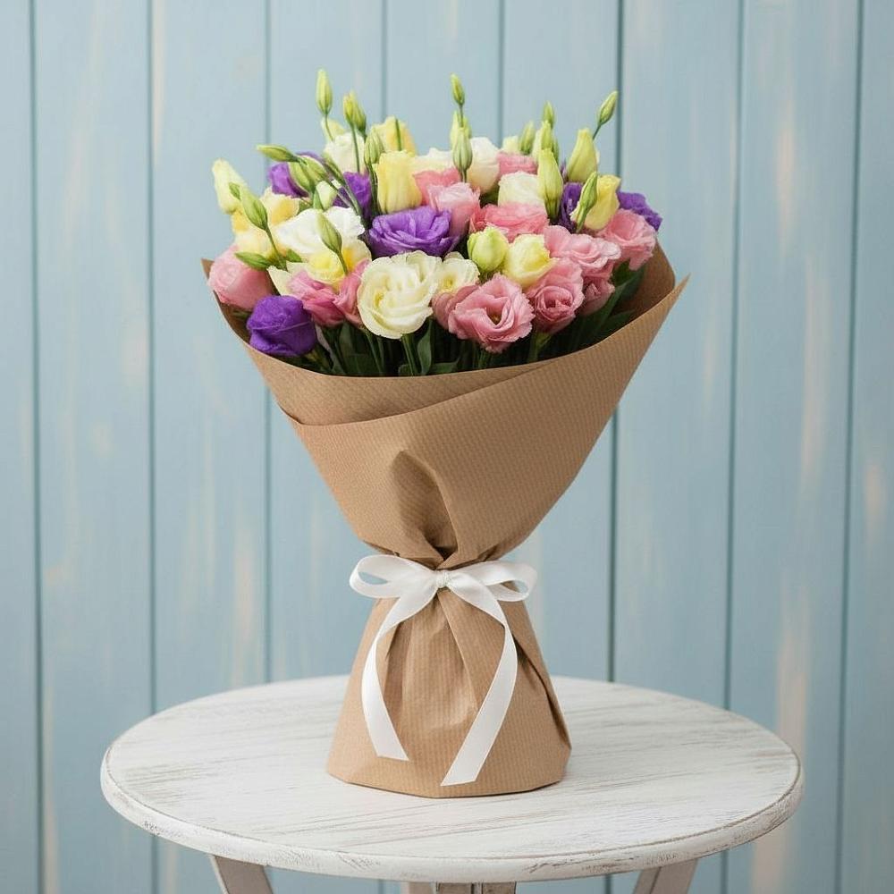 Букет цветов из: Лизиантусы в Палехе