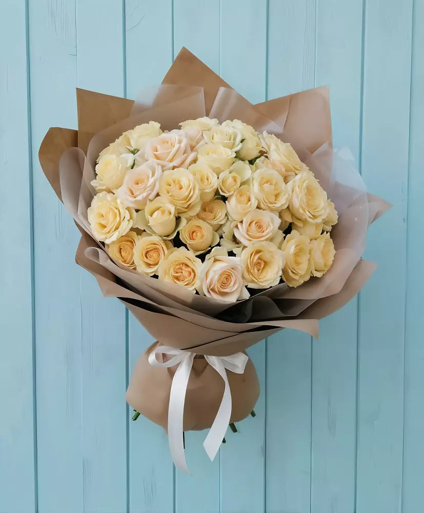 Букет Кремовое облако в Палехе