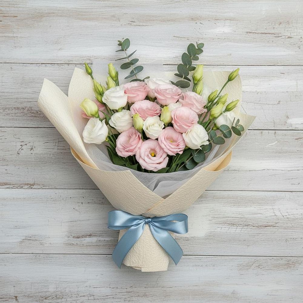 Букет цветов из: Лизиантусы в Палехе